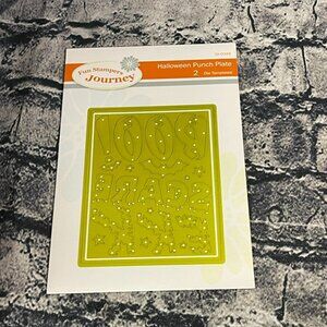 Spellbinders HALLOWEEN PUNCH PLATE Fun Stampers Journey Punch Plate Die Set 2Pc